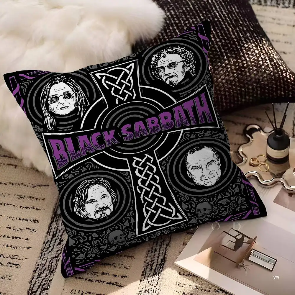 Band B-Black S-Sabbaths Cushion Cover Inches Farmhouse Decor Home Throw Pillow Covers For Couch Decorations