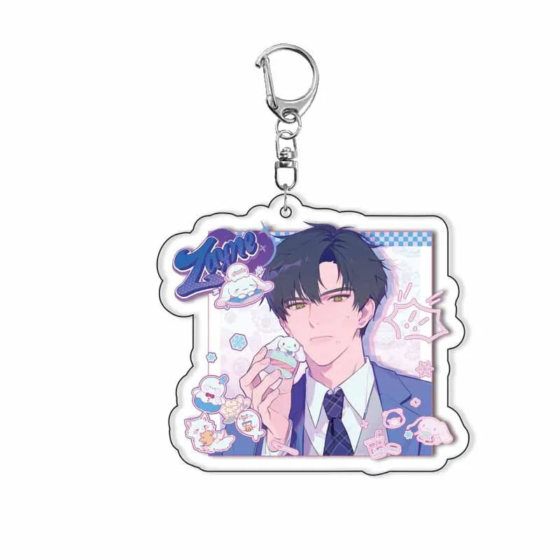 Anime Li Shen Qi Yu Shen Xinghui KeyChain Acrylic Keyring Gifts For Fans Friend Gift Popular Love and Deepspace Figures Pendant