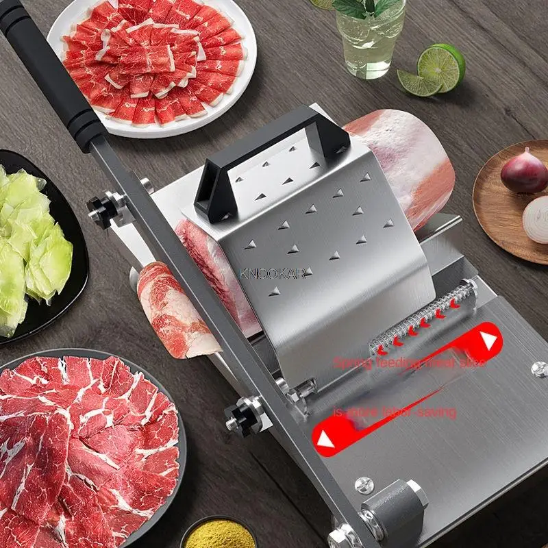 أداة تقطيع لحم البقر ولحم الضأن، قاطعة لفائف الضأن، أدوات المطبخ، قطاعة لحم الضأن اليدوية المنزلية، قطاعة اللحوم