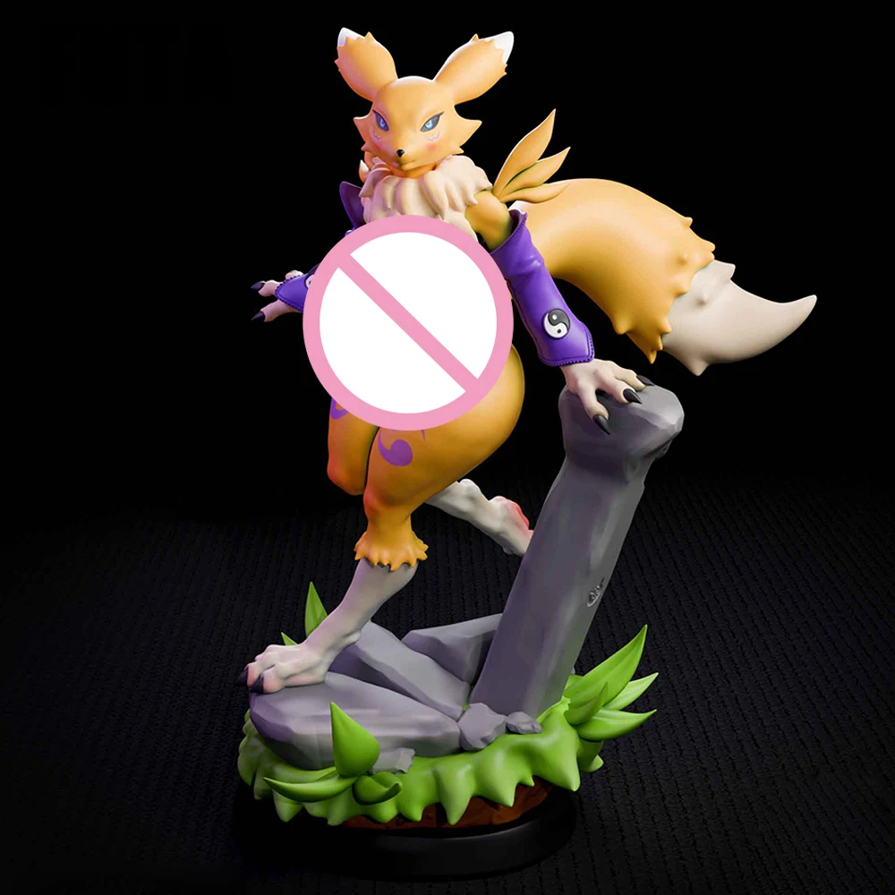 

NSFW Yellow Fox FUTA 1/24 Scale Resin Figure Model Kit Sexy Diorama Unassembled Unpainted Doll 3D Print DIY Statue Crafts Toy