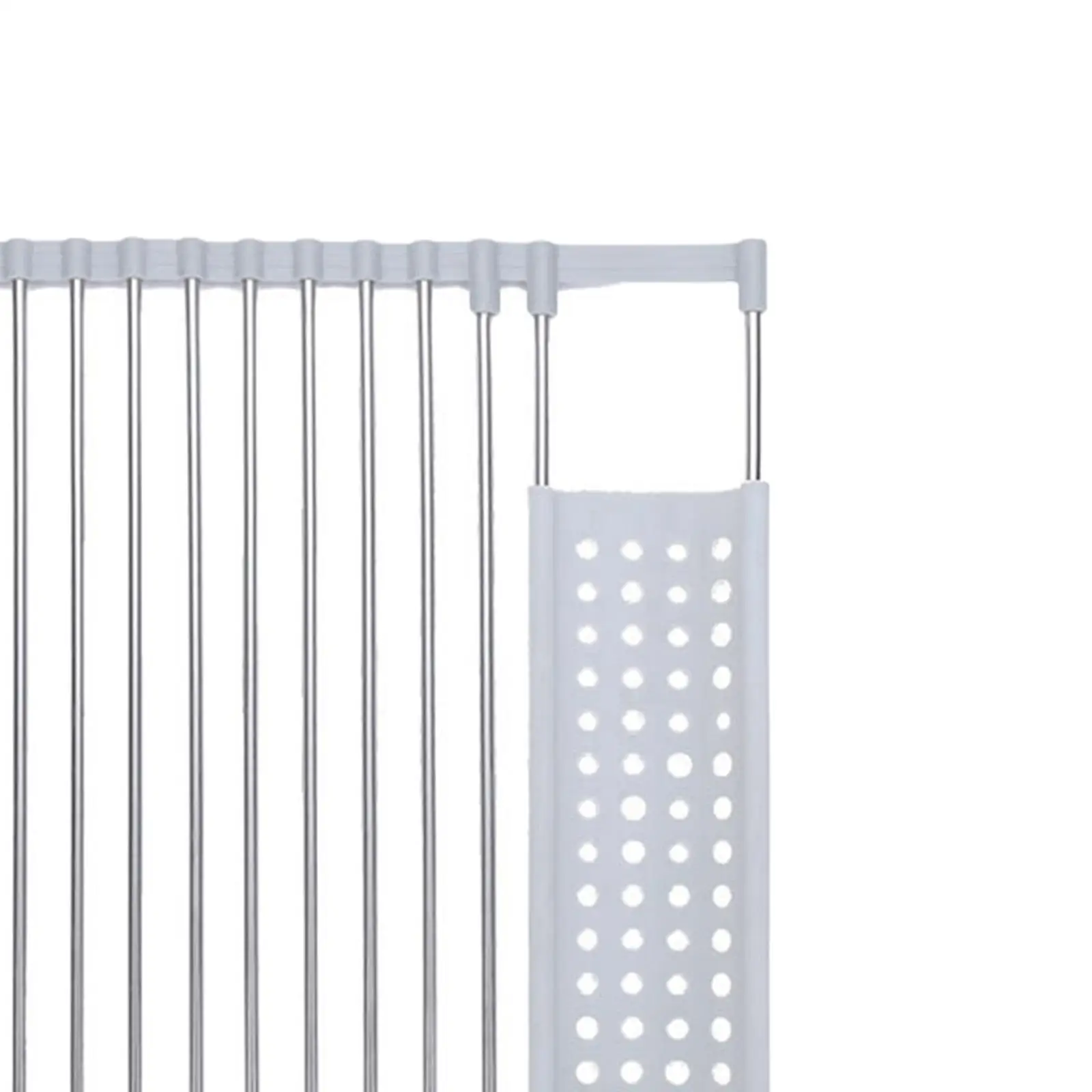 Roll up Dish Drying Rack Sink Holder Multipurpose Portable Foldable Kitchen Sink Rack for Restaurant Bottles Cups Cookware Dorm