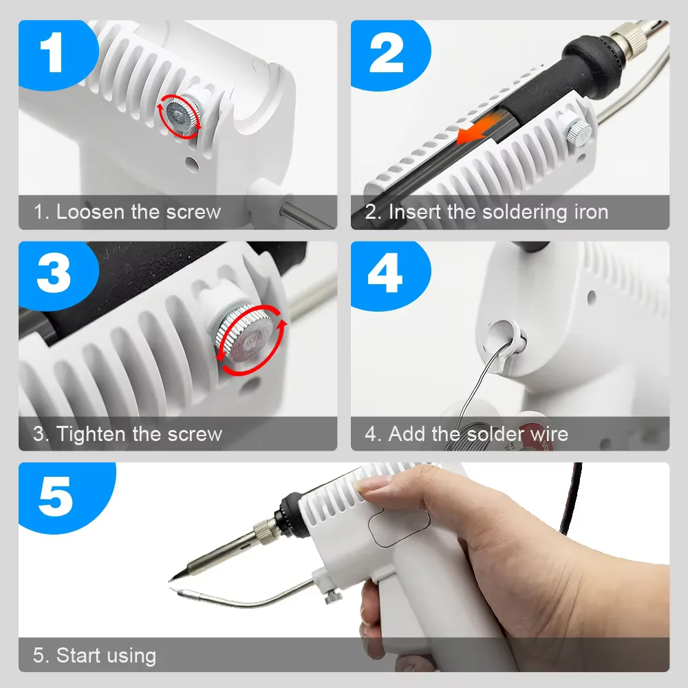 JCD Electric Soldering Iron Automatic Soldering Assistant Soldering Machine Multifunctional Helping Hand Soldering Welding Tools