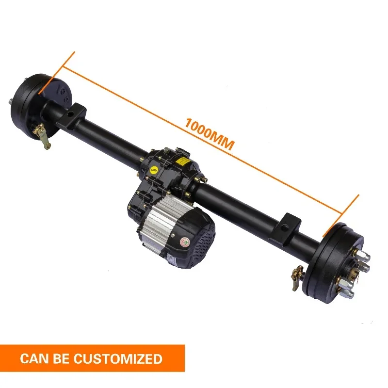 

Electric tricycle Rear axle split 160 drum brake split type with motor differential accessories