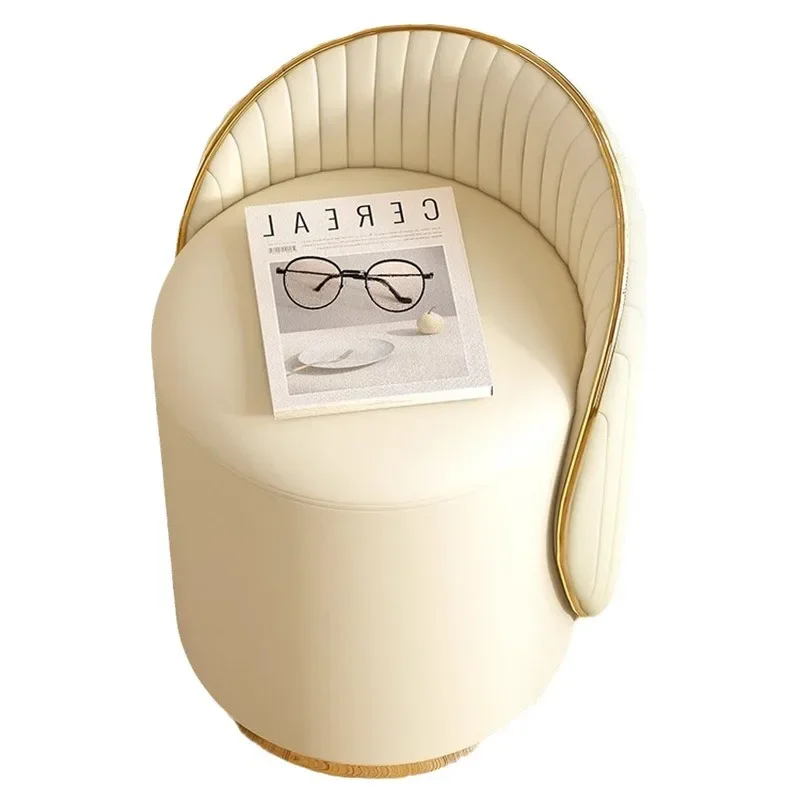 

Light luxury dressing stool, small apartment simple household bedroom round stool