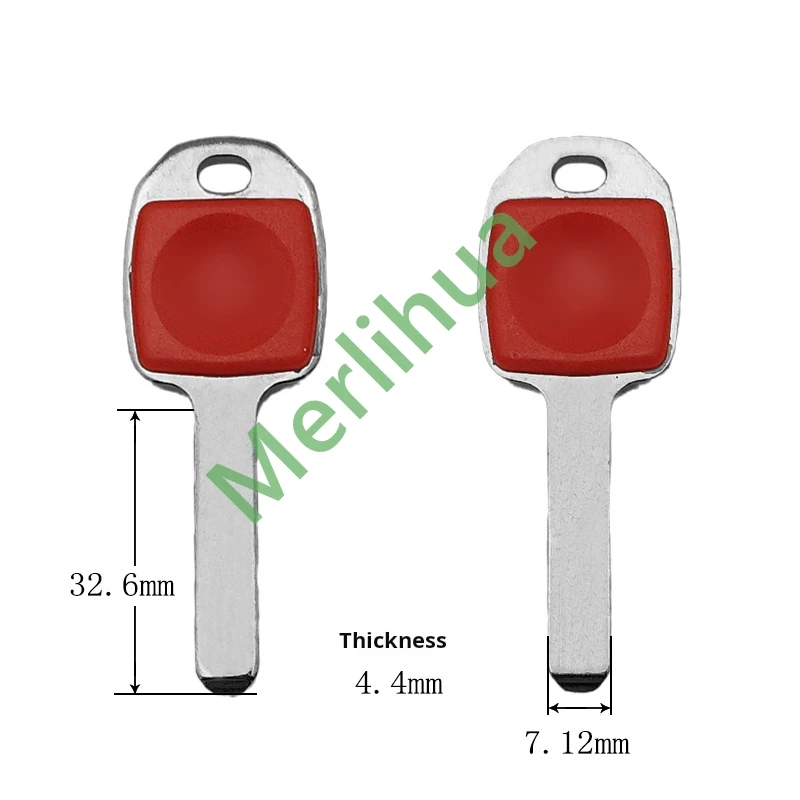 Llave de motocicleta Harley, adecuada para: embrión de llave Harley 500/700/750 XG750 Dyna Dyna Glide. (no se puede colocar chip antirrobo).