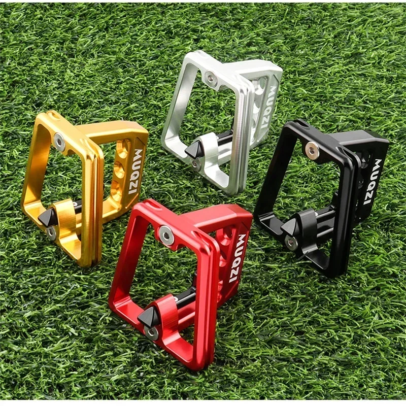 New Aluminum Alloy Bike Front Carrier Block for Folding Bicycle Racks 3 Hole Front Carrier Bag Mount Holder Adapter Bracket Set image 4