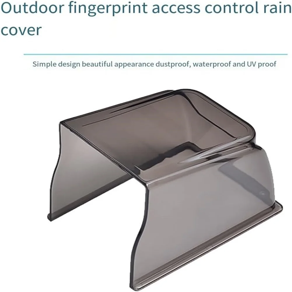 Plastic Outdoor Doorbell Cover For Access Control Keypad Weatherproof PC Material Rain And Sun Protection Gray Parent