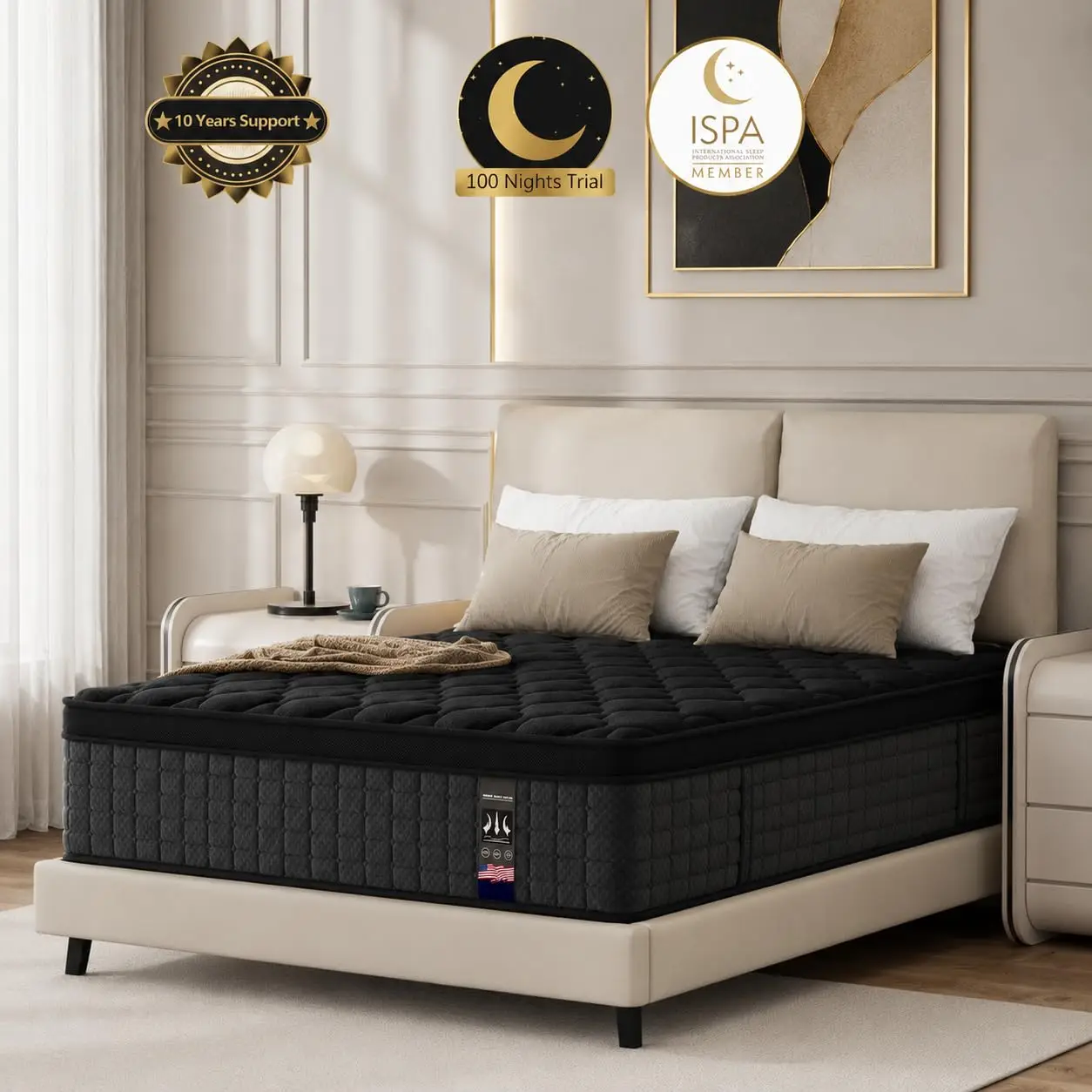 Full Size Mattress 14 Inch, Hybrid Full Size Mattress in a Box