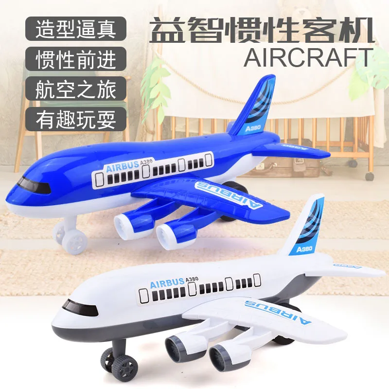 Big Plane Model Simulation Children Toys  Fantasy  for Minecraft Fans Realistic Plane Model Toy for Children's Imaginative Play