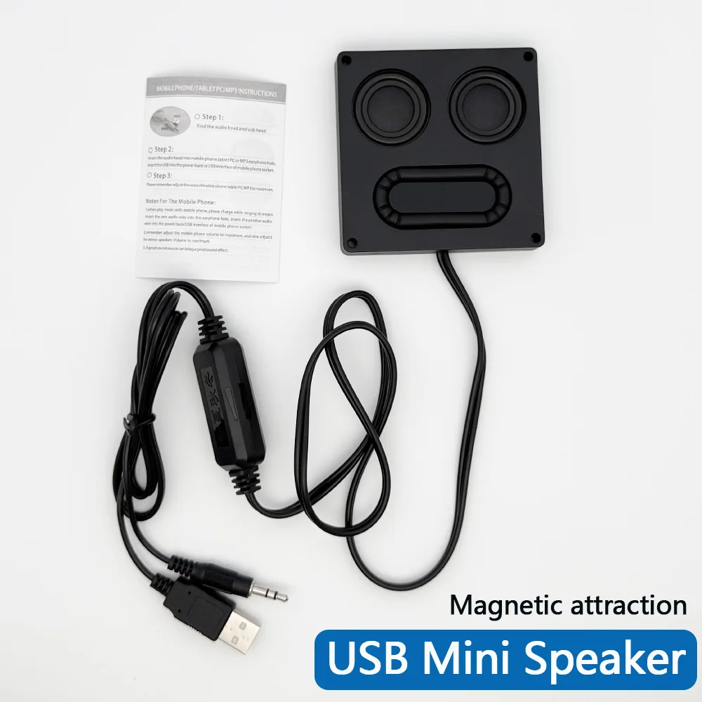 

MINI speaker USB with Magnetic fixation for desktop computer audio system