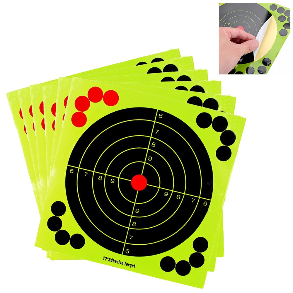 

OPHIDIANTAC 10/20PCS Shooting Targets with Reactive Self-Adhesive Splatter Paper - for Shooting Practice Hunting Equipment