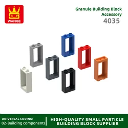 20Pcs/lot 4035 1x2x3 Flat Front Window Building Blocks Moc Accessories Compatible with Bricks Toys For Children Gift Box