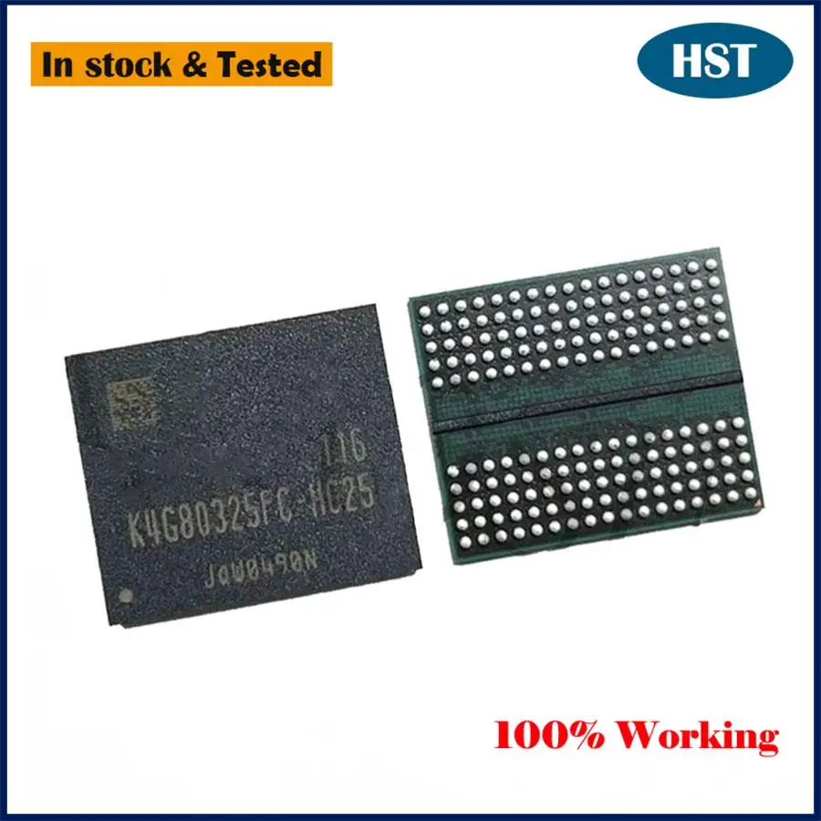 New Original DDR5 K4G80325FC-HC25 K4G80325FB-HC25 K4G80325FB-HC28 K4G80325FB-HC22 K4G80325FB-HC03 Chip BGA Chipset