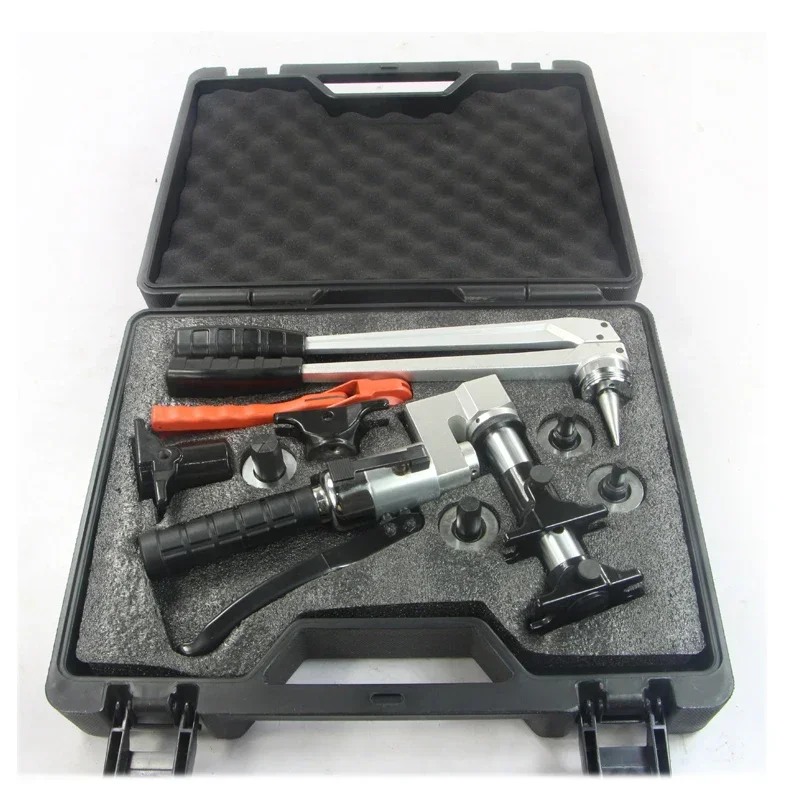 New Hydraulic Sliding Clamp Sliding Tool Aluminum Plastic Pipe Crimping Clamp Crimping Clamp, Ground Heating Pipe Fitting Chain