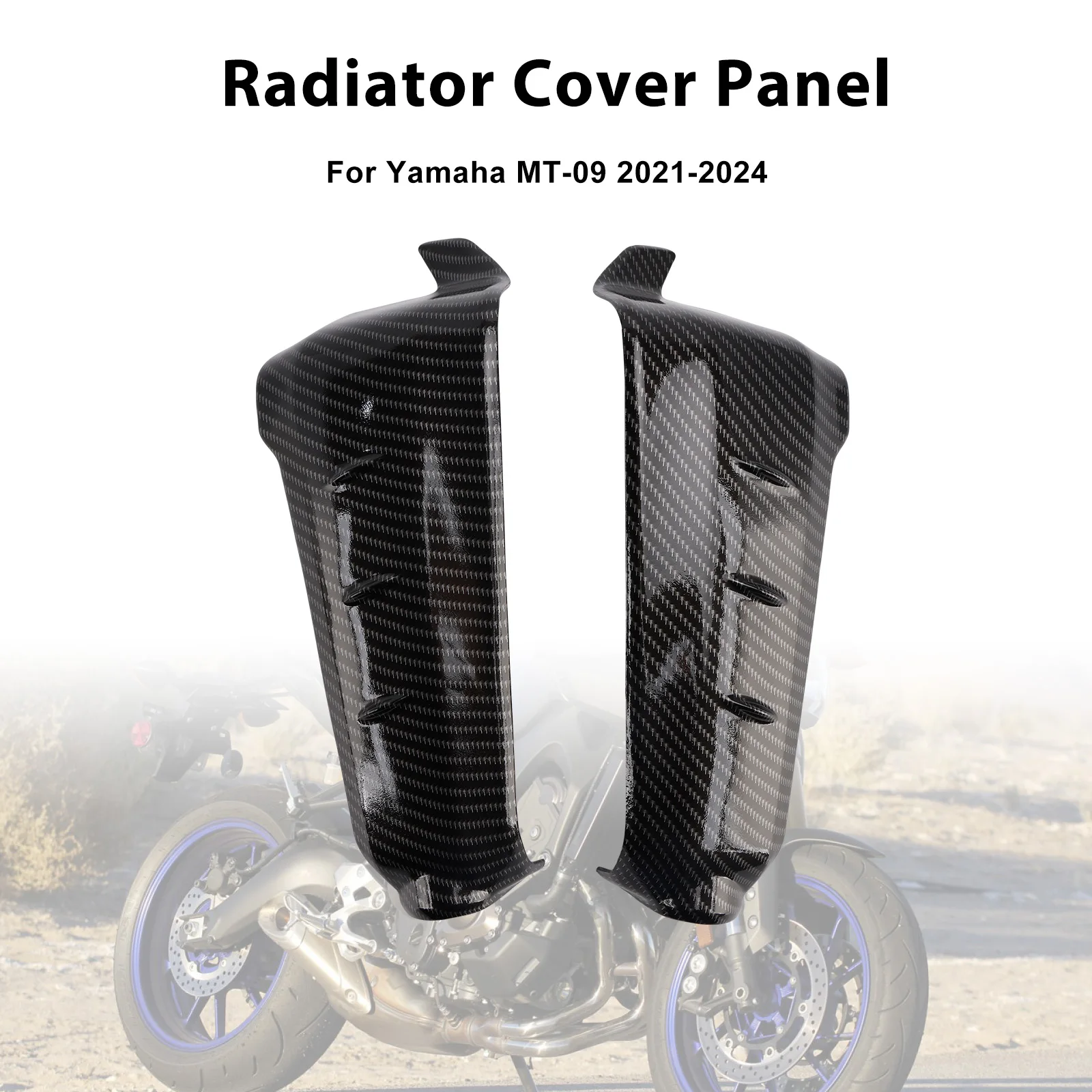 Topteng Radiator Side Cover Fairing Panels For Yamaha MT-09/SP 2021-2022 2023 2024