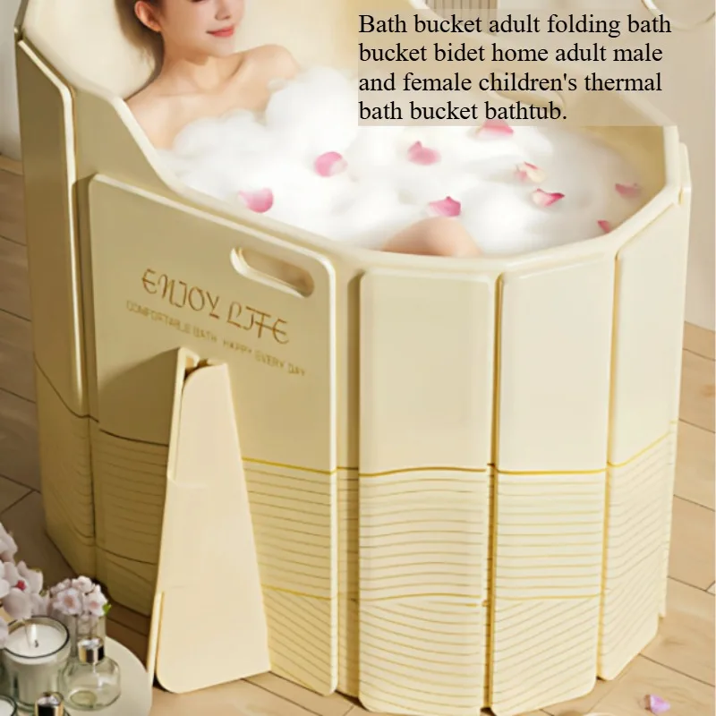 Japanese Adults Foldable Bathtub Lazy Fun Ground Hot Foldable Bathtub Cold Baby Vasca Da Bagno Pieghevole Adulto Spa Hot Tub