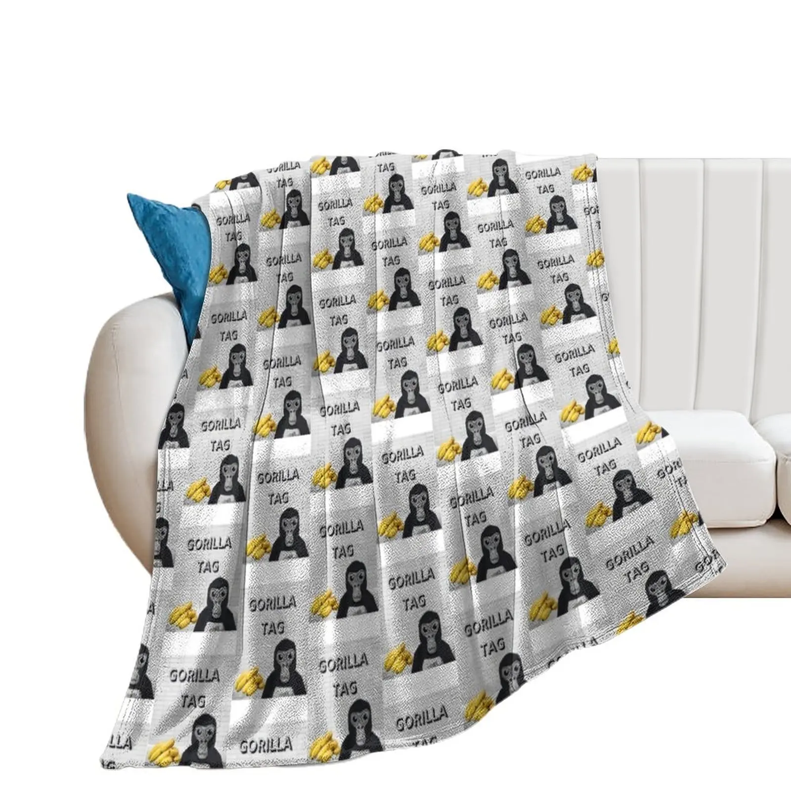 

Gorilla Tag Bananas Throw Blanket Decorative Sofa manga Blankets