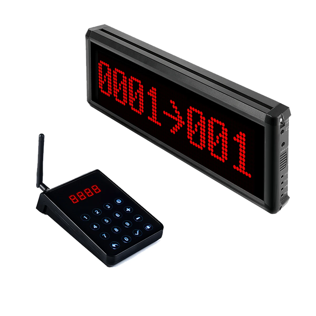 Wireless Queue Calling System Large Size LED with Voice Call Waiting Number Management System for Restaurant Hospital Bank