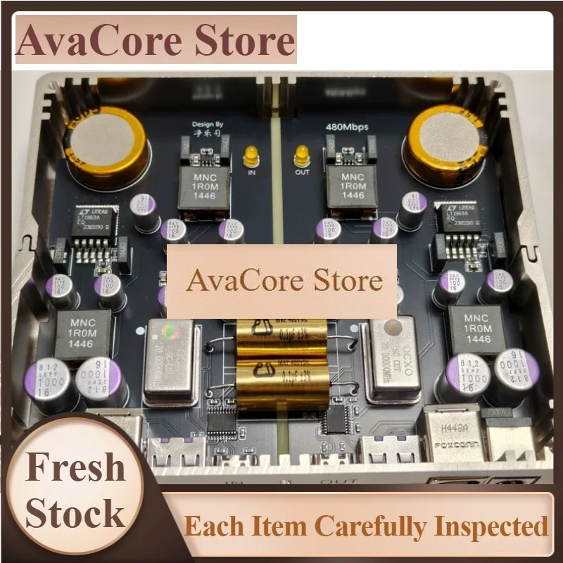 AvaCoreFlagship USB Isolation, Data Reforming USB Washing Water, 480Mbps Support Full Interface Input/output