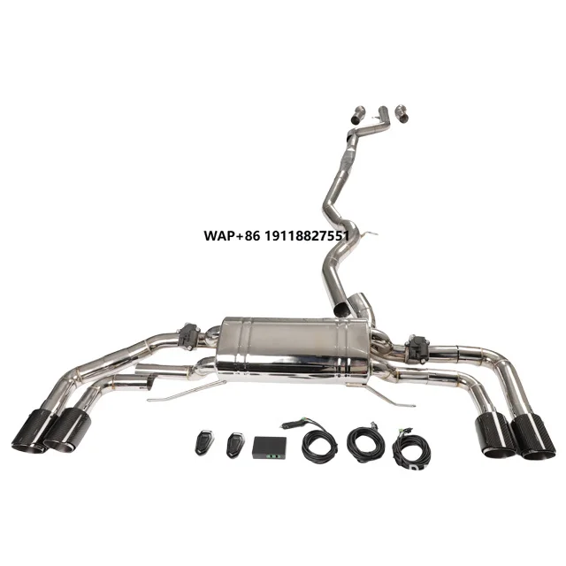 

New Arrivals 304 Stainless Steel Pipe Exhaust Muffler Tuning System for Valvetronic G20 330i Exhaust Catback