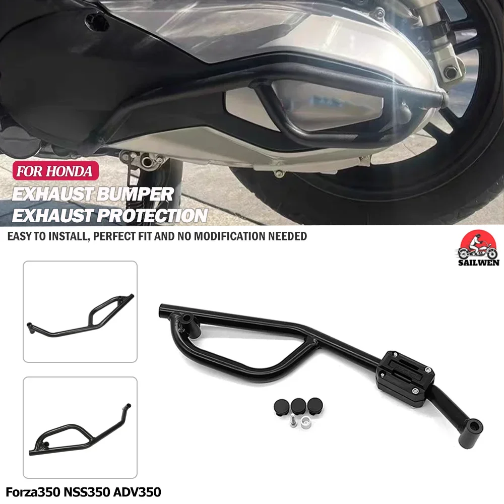 

Forza350 Transmission Cover Crash Bar Drive Cover Bumper Protector Bar Fit For HONDA Motorcycle ADV350 ADV 350 Forza 350 NSS350