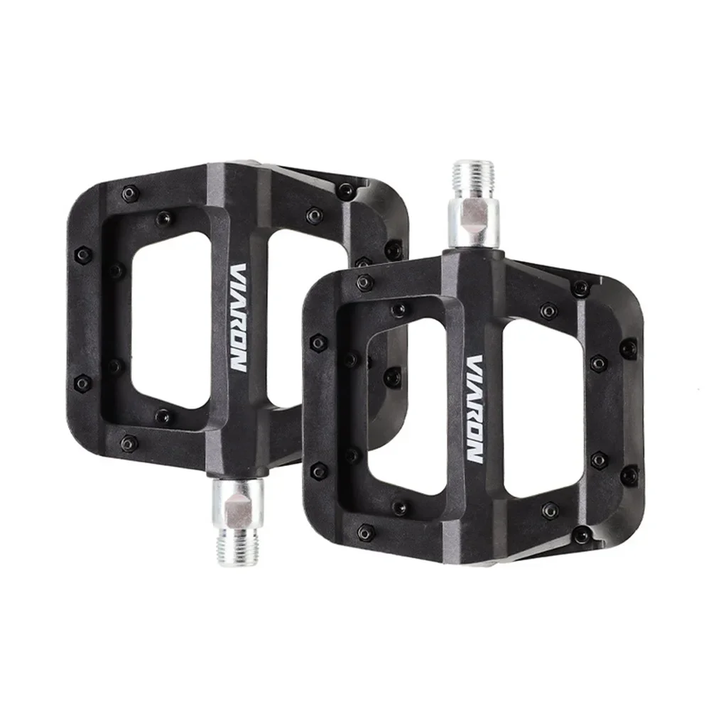 

Mountain Bike Pedals Bicycle Nylon Flat Pedals 2 Sealed Bearings 9/16\\\\\\\" Spindle Hollow-out Pedal Bicycle Accessories