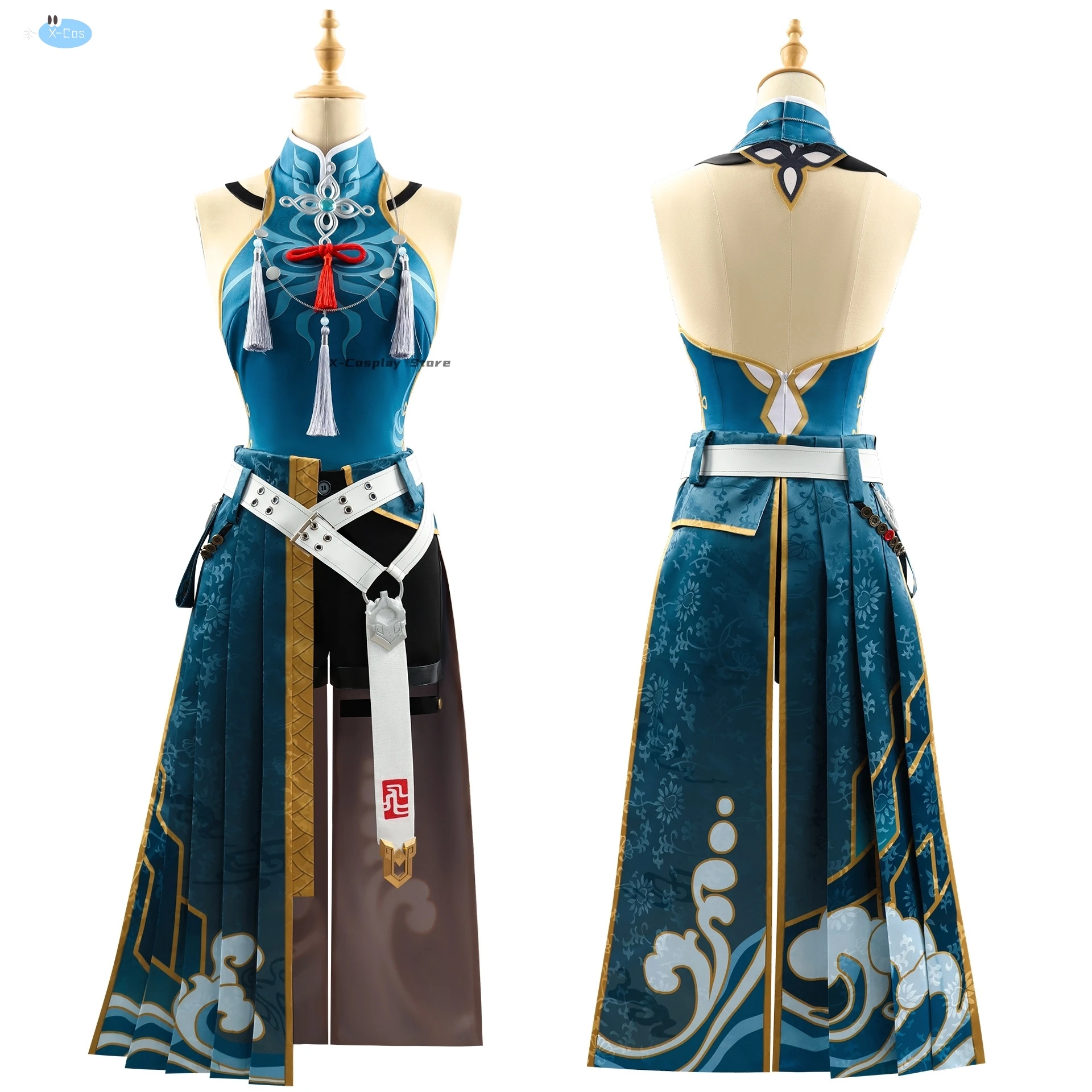 Feixiao New Role Play Character Cosplay Costume Wig Honkai: Star Rail Xianzhou Alliance General Woman Adult Halloween Party