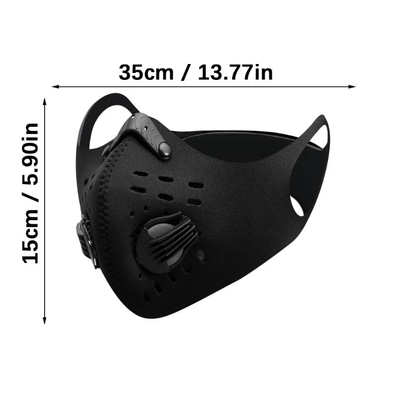 قناع دراجة نارية، أقنعة قابلة للتنفس، فلتر نصف قناع الوجه، غطاء حماية من الغبار