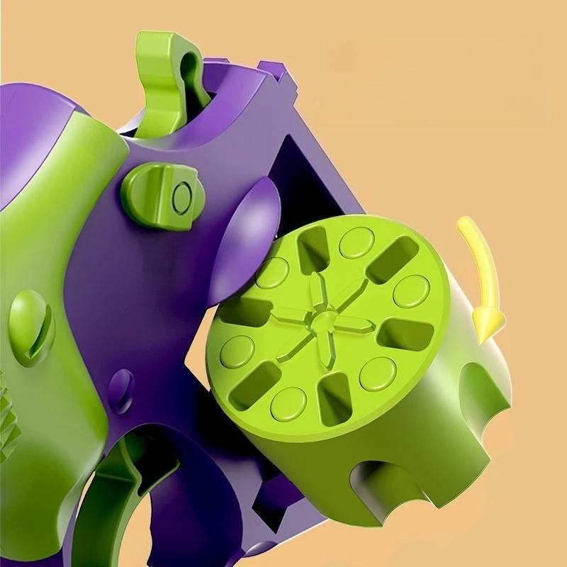 Mini revólver brinquedo descompressão gravidade cenoura arma rebote automático arma adulto alívio do estresse brinquedo escritório brinquedos fidget