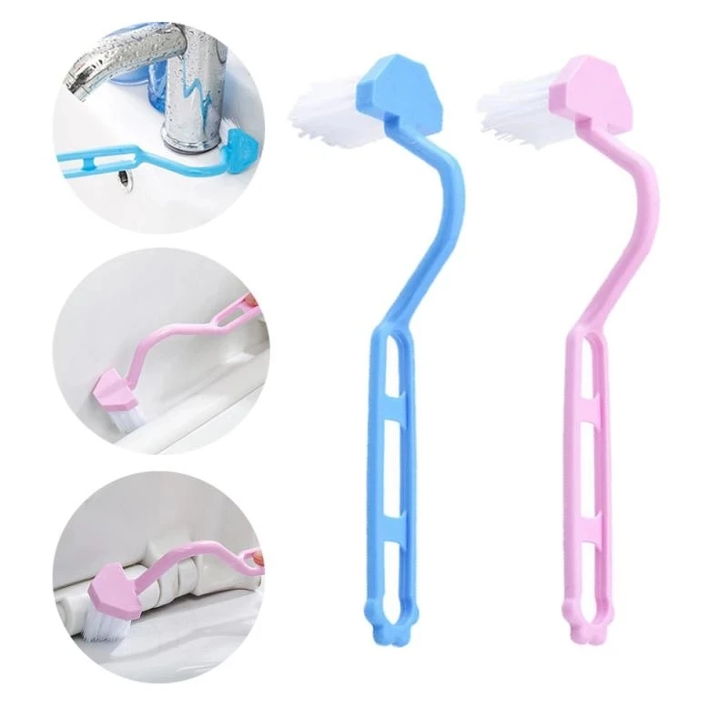 1Pc Portable S Shape Curved Long Handle Toilet Brush Rim Easy Clean Corner Deeply Cleaning Brush Home Hotel Bathroom Accessories