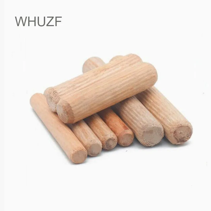 WHUZF M6/M8/M10 * L mm cassetto per tasselli in legno cassetto tondo scanalato artigianato in legno perni di centraggio aste Set mobili raccordo