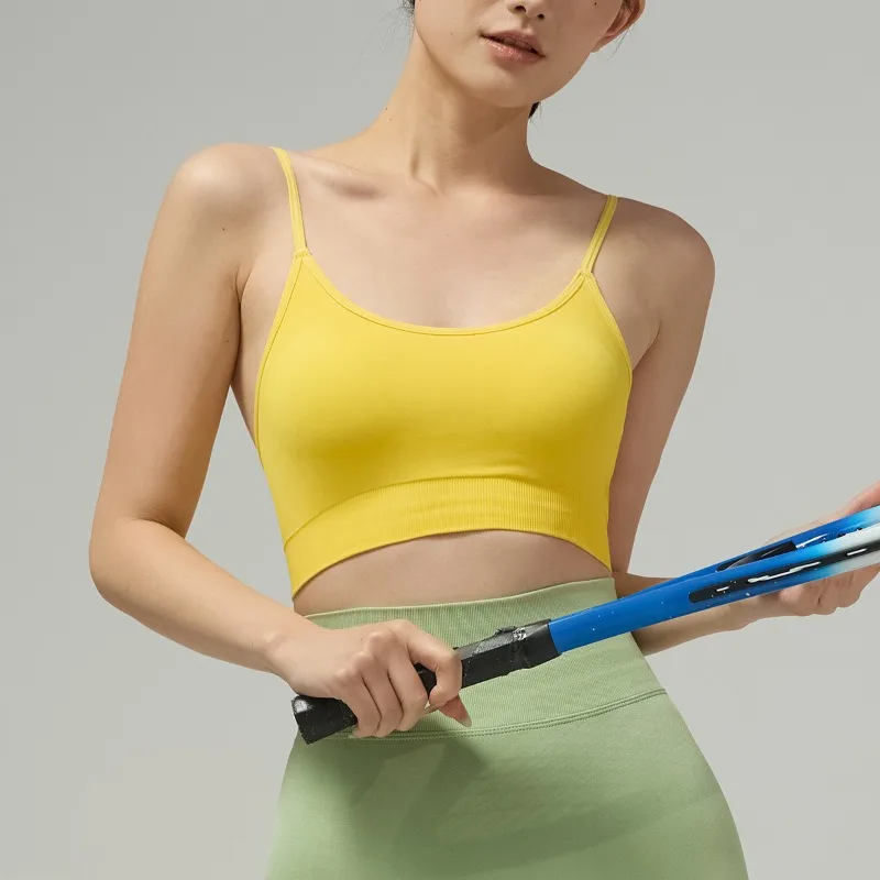 女性のチューブトップビューティーバックブラレットシームレススポーツブラ女性の下着セクシーなランジェリープッシュアップブラジャースポーツブラ