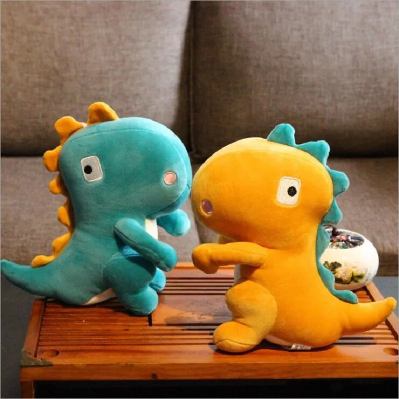 New Creative Super Cute Dinosaur Plush Toy Doll Q Version Tyrannosaurus Rex Doll Children's Birthday Gift Girls Holiday Gift