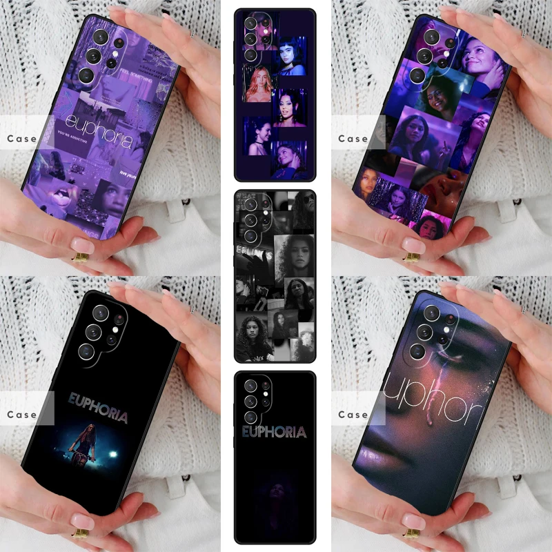 American TV Series Euphoria TPU Phone Case for Samsung Galaxy S26 S25 S24 S23 S22 S21 S20 Note10 Plus FE Ultra Cover