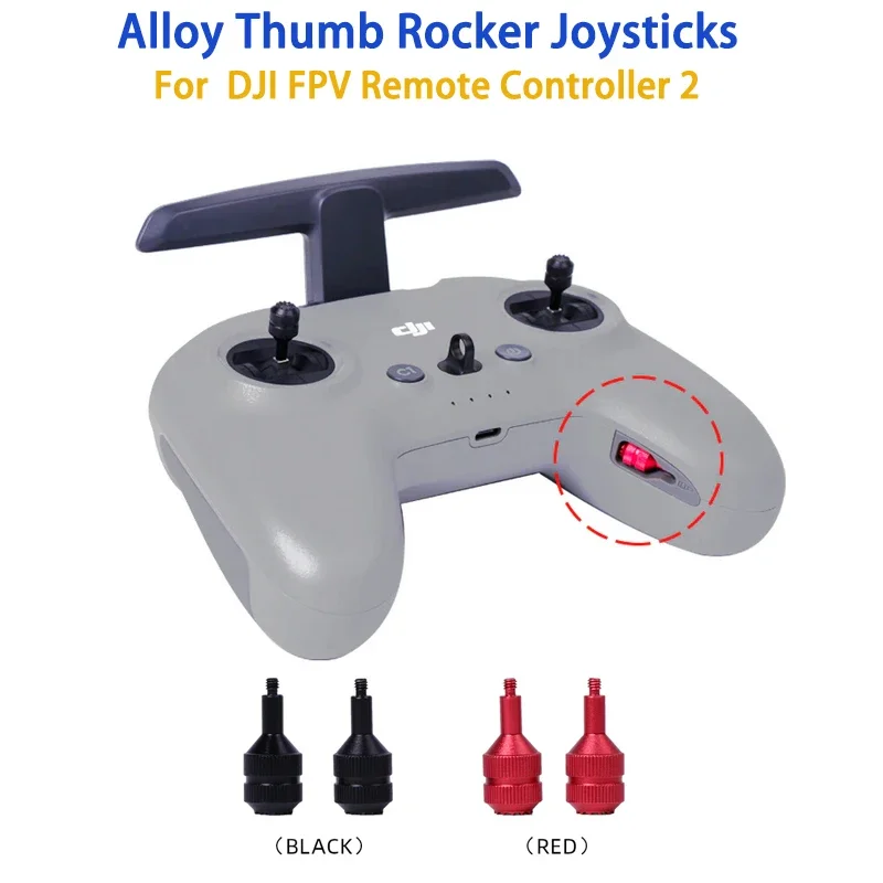 Remote Control Joystick For DJI Avata 2 1 FPV Aluminum Alloy Thumb Rocker For DJI FPV Control 2/RC PRO Accessories