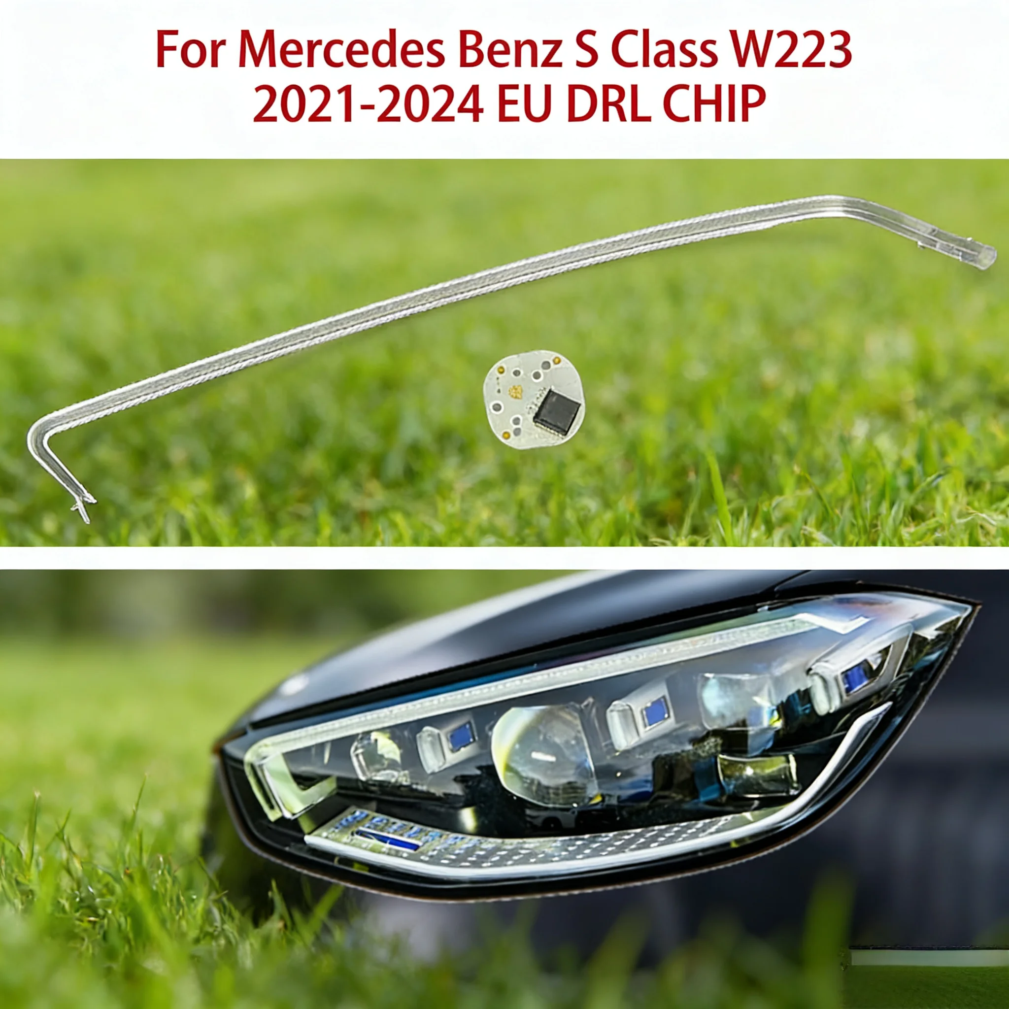

The Guide Strip White Light For Mercedes-Benz Angel Eye S-class W223 2021-2024 European Version of The Ballast Chip Car DRL CHIP