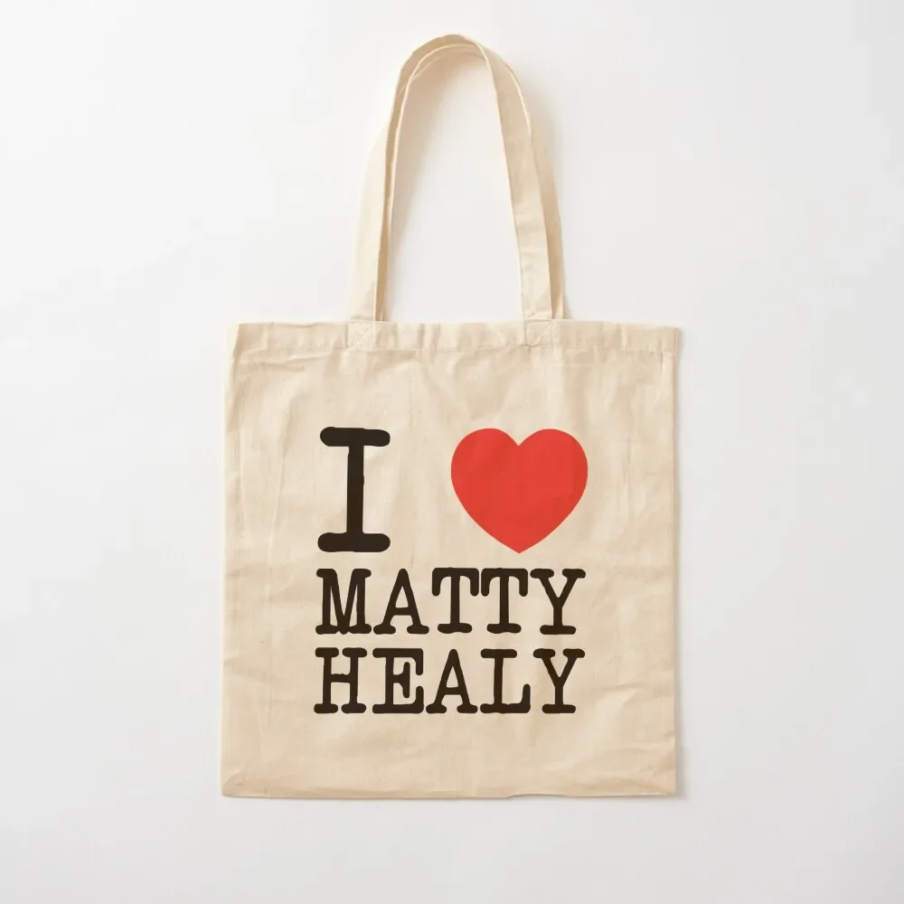 

I Heart Matty Healy Tote Bag tote bags cloth bags custom bags Tote Bag