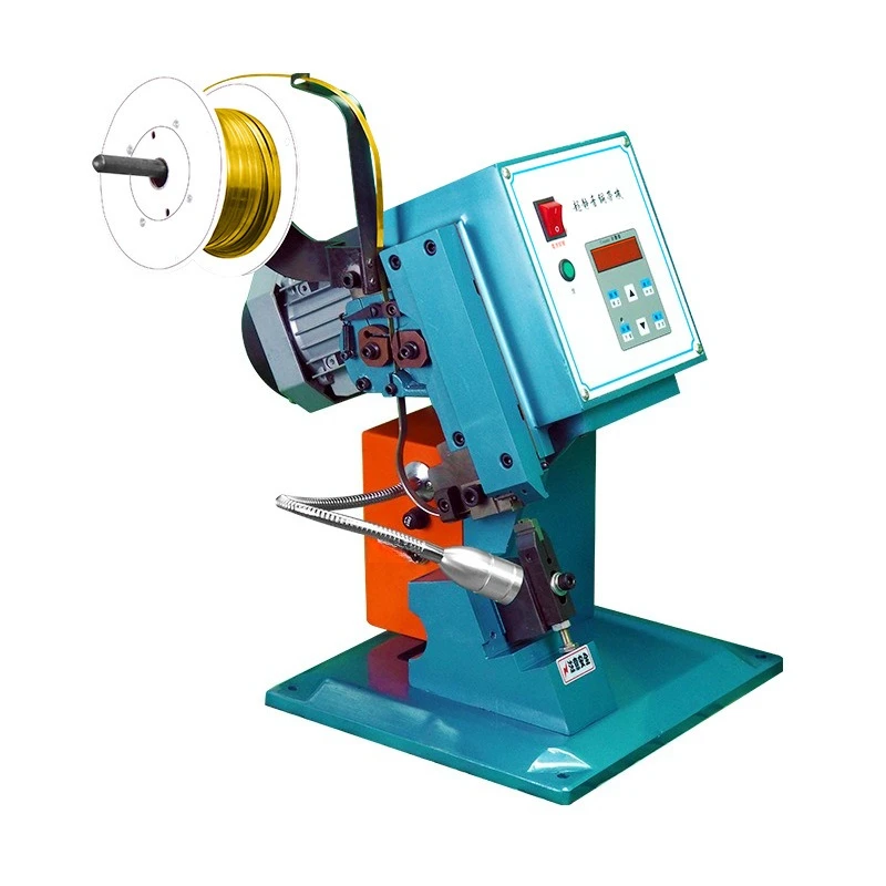 

Headphone wire intelligent foot-pedal docking machine, riveting wire crimping machine, copper buckle machine