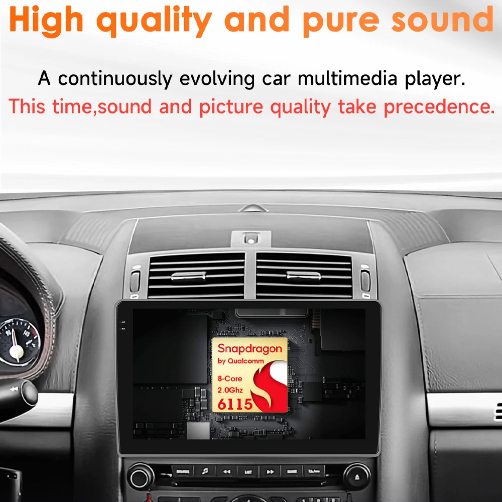2din CarPlay Android Samochodowy odtwarzacz multimedialny dla Peugeot 407 cc SW 407CC 2004-2011 Samochodowe stereo GPS autoradio Inteligentne urządzenie główne — zdjęcie 2