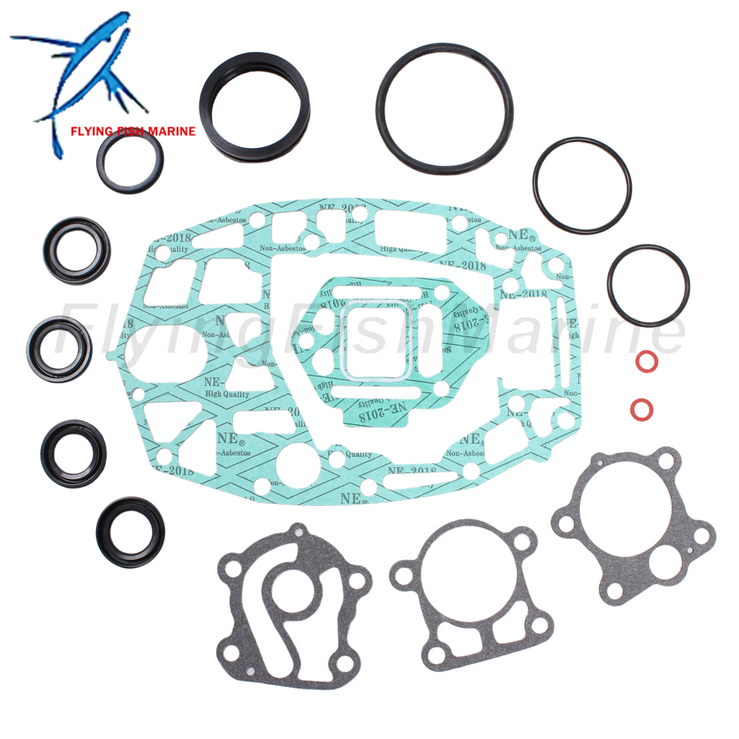 

Outboard Engine 6H4-W0001-20 6H4-W0001-21 6H4-W0001-C0 18-2792 Lower Unit Gasket Seal Kit for Yamaha 40HP 50HP