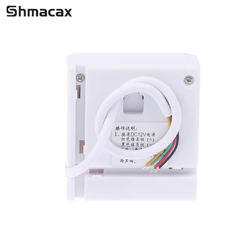 Timbre de puerta con Control de acceso de sonido, timbre de puerta con cable, DC 12V, timbre con cable Vocal, timbre de puerta de bienvenida, Kits de Control de acceso, 38