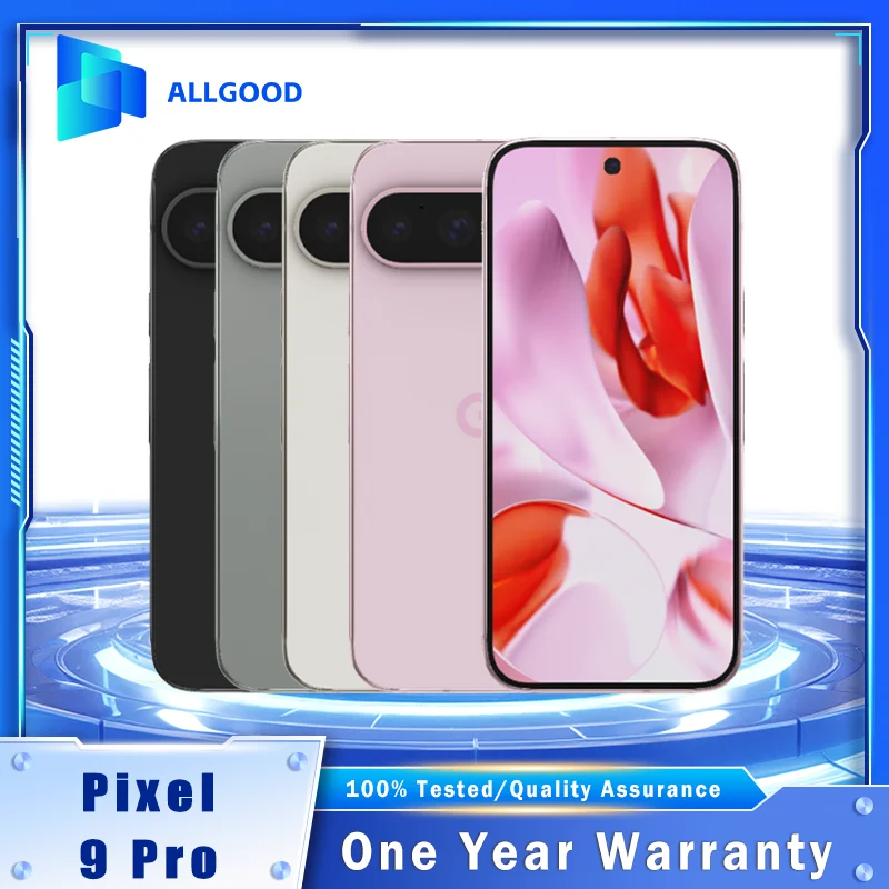 Original Google Pixel 9 Pro 5G teléfono móvil eSIM NFC 12GB + 128GB/256GB 120Hz 6,3 ''50MP + 48MP + 42MP tensor G4 octa-core 9 pro