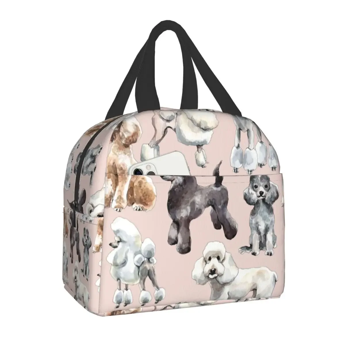 Scottish Terrier Resuable Lunch Boxes Women Multifunction Butterfly Scottie Dog Thermal Cooler Food Insulated Lunch Bag