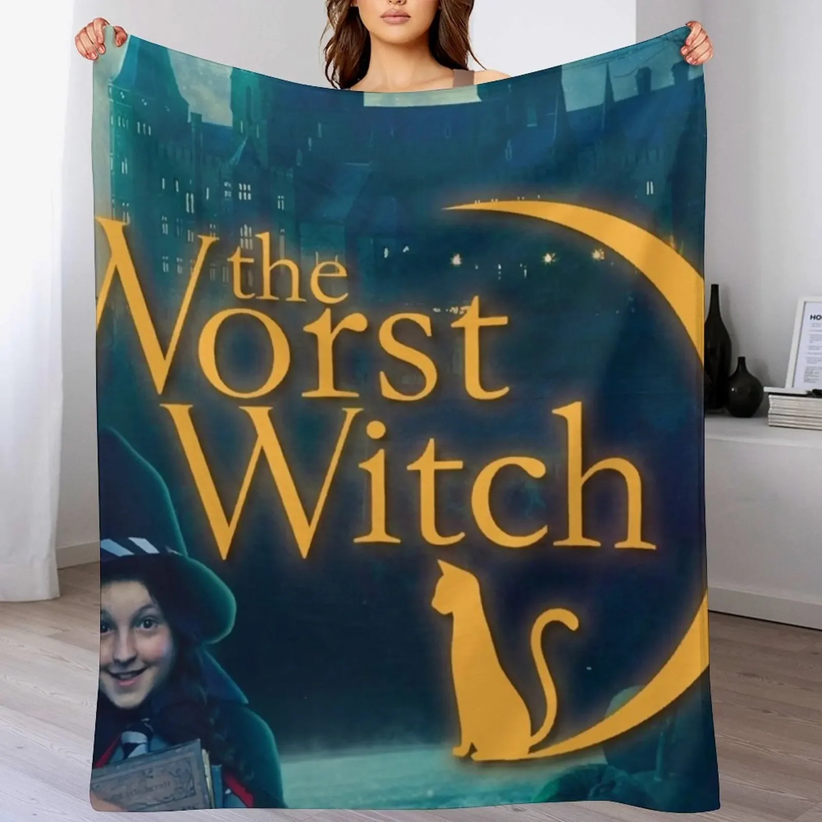 

The Worst Witch Throw Blanket Sofas Decorative Beds Thin Travel Blankets