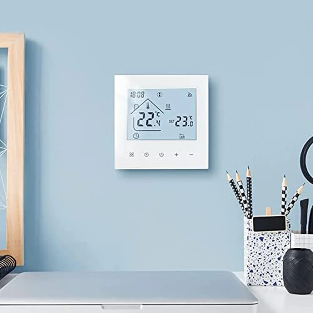 

Digital Temperature Control Smart Thermostat Customizable Heating Schedule Convenient Climate Control For Smart Home