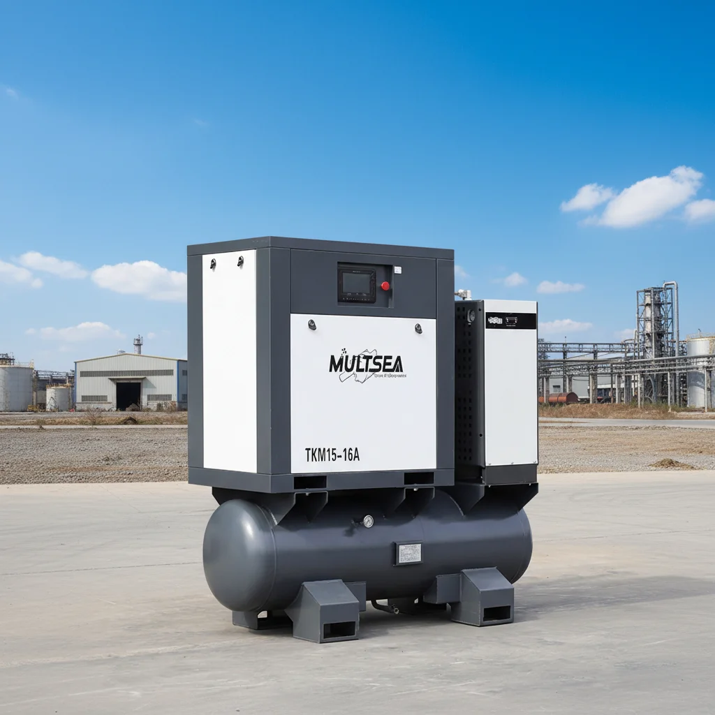 

Compact 4 In 1 Screw Air Compressor Easy Installation For Workshop And Resale OEM Available