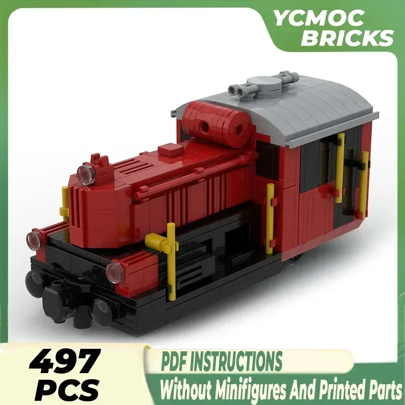 Moc Building Bricks City Car Model DB Kof ll locomotive Train Technology Modular Blocks Gifts Christmas Toys DIY Sets Assembly