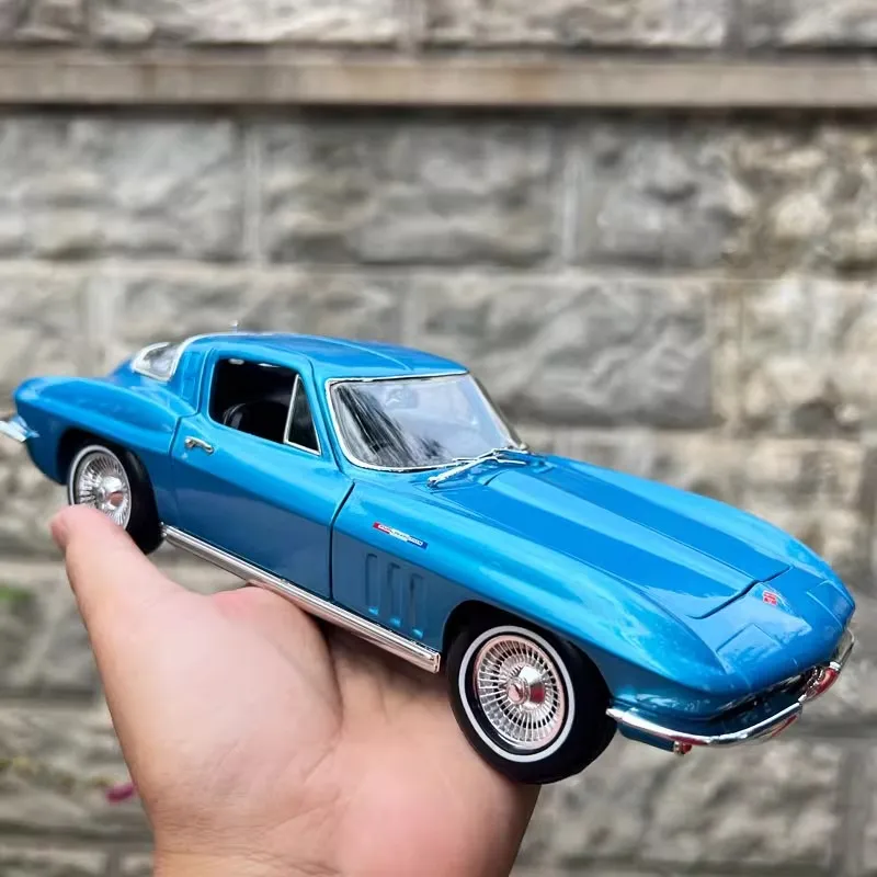 

1/18 Rare New Arrival Special Price Diecast Metal American 1965 Muscle Vintage Car Model Furniture Display Toys For Children