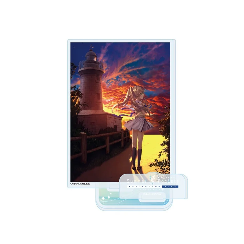 Summer Pockets Anime Game Peripherals Acrylic Standee Clear Vivid Print With Base Tabletop Decoration Collectible Keychain