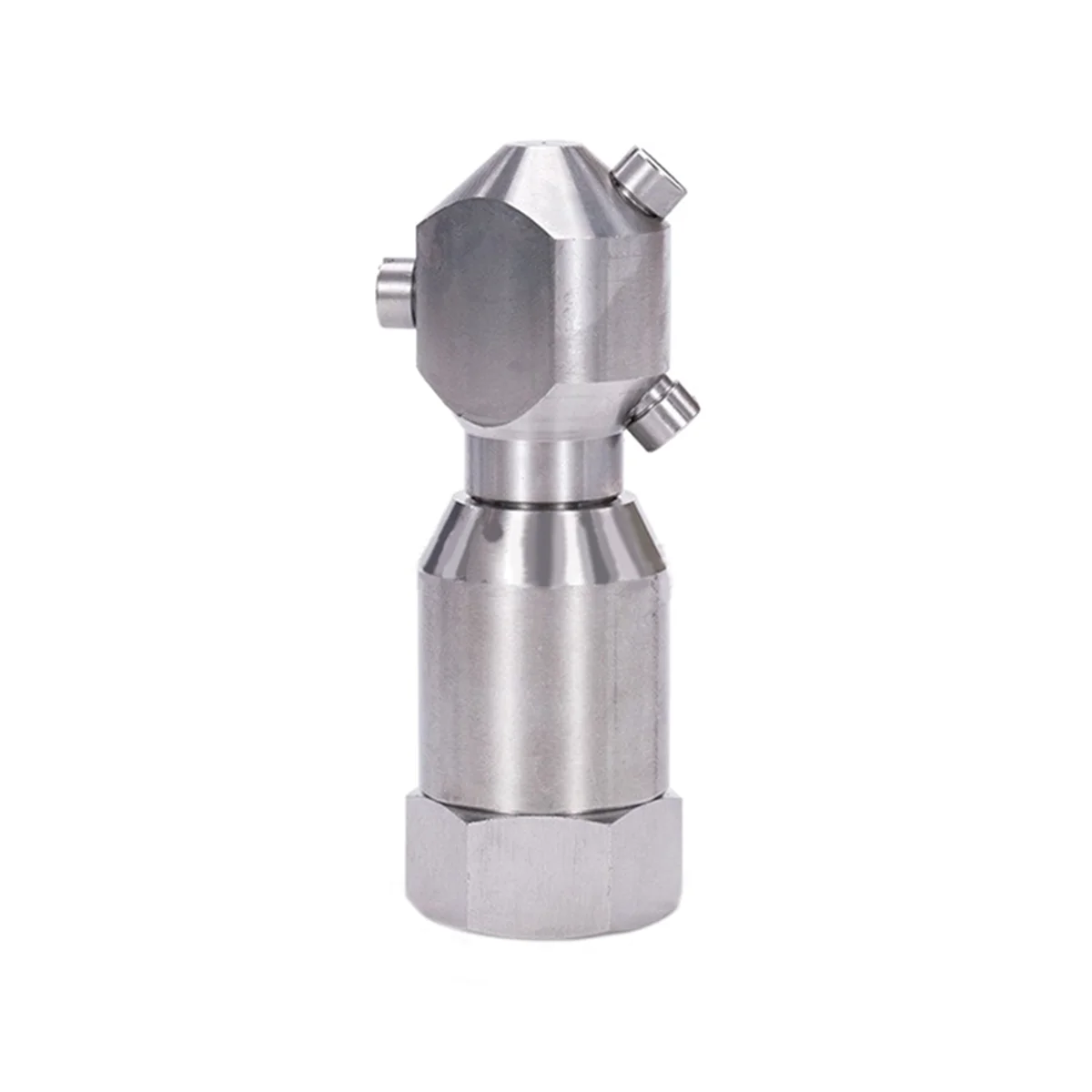 6-Point Impact Bottle and Can Cleaning Nozzle, Oil Drum Fully Automatic Cleaning Nozzle, Rotating Spray Can Nozzle